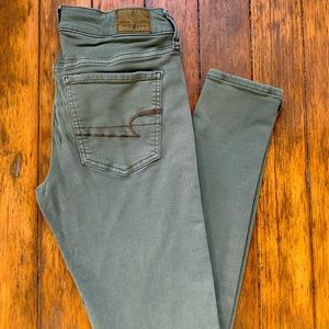 Olive American Eagle Pants